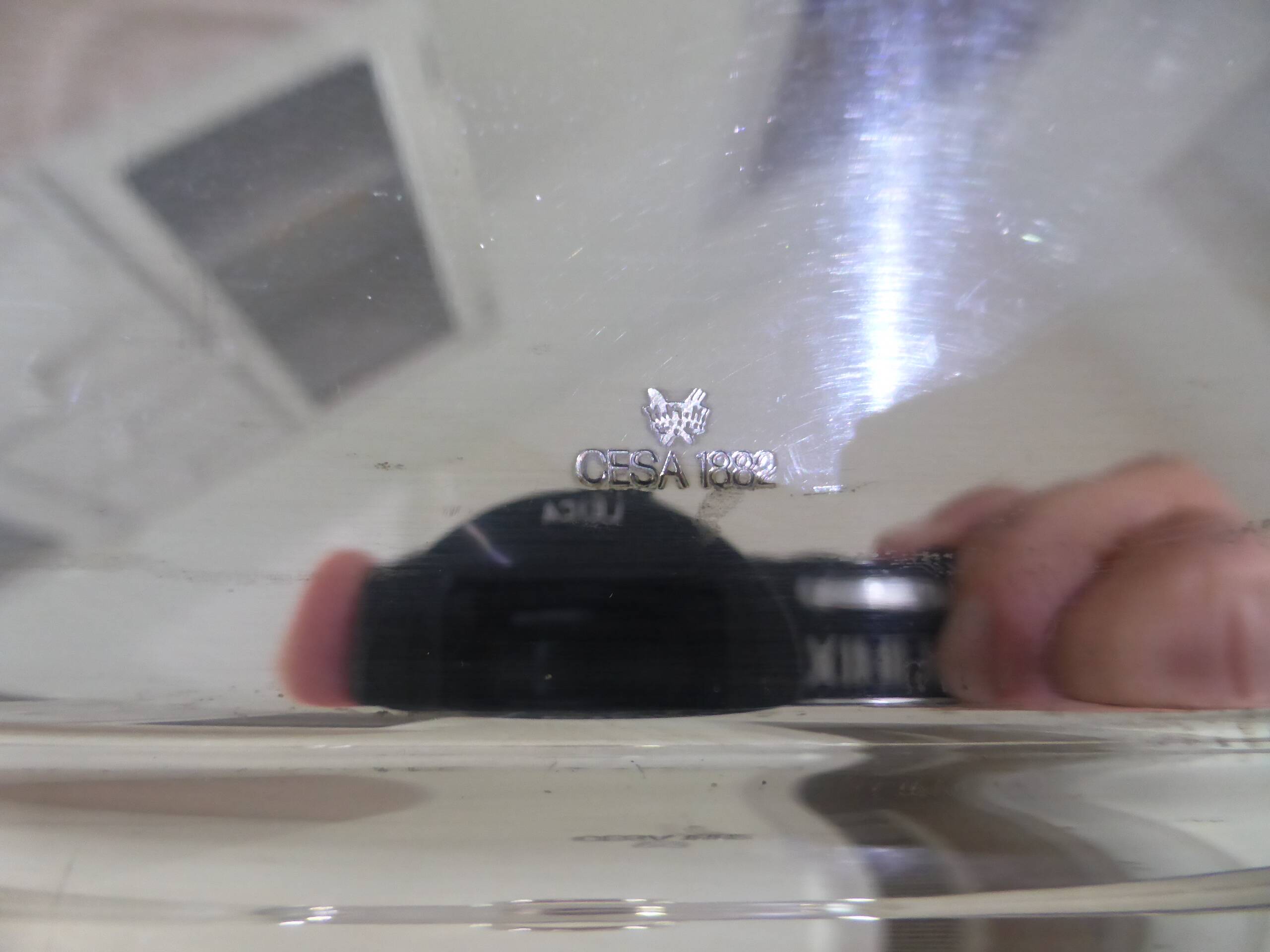 Silver-plated metal tray Cesa 240567