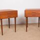 Pair of Danish teak bedside tables by PBJ Mobler 1960