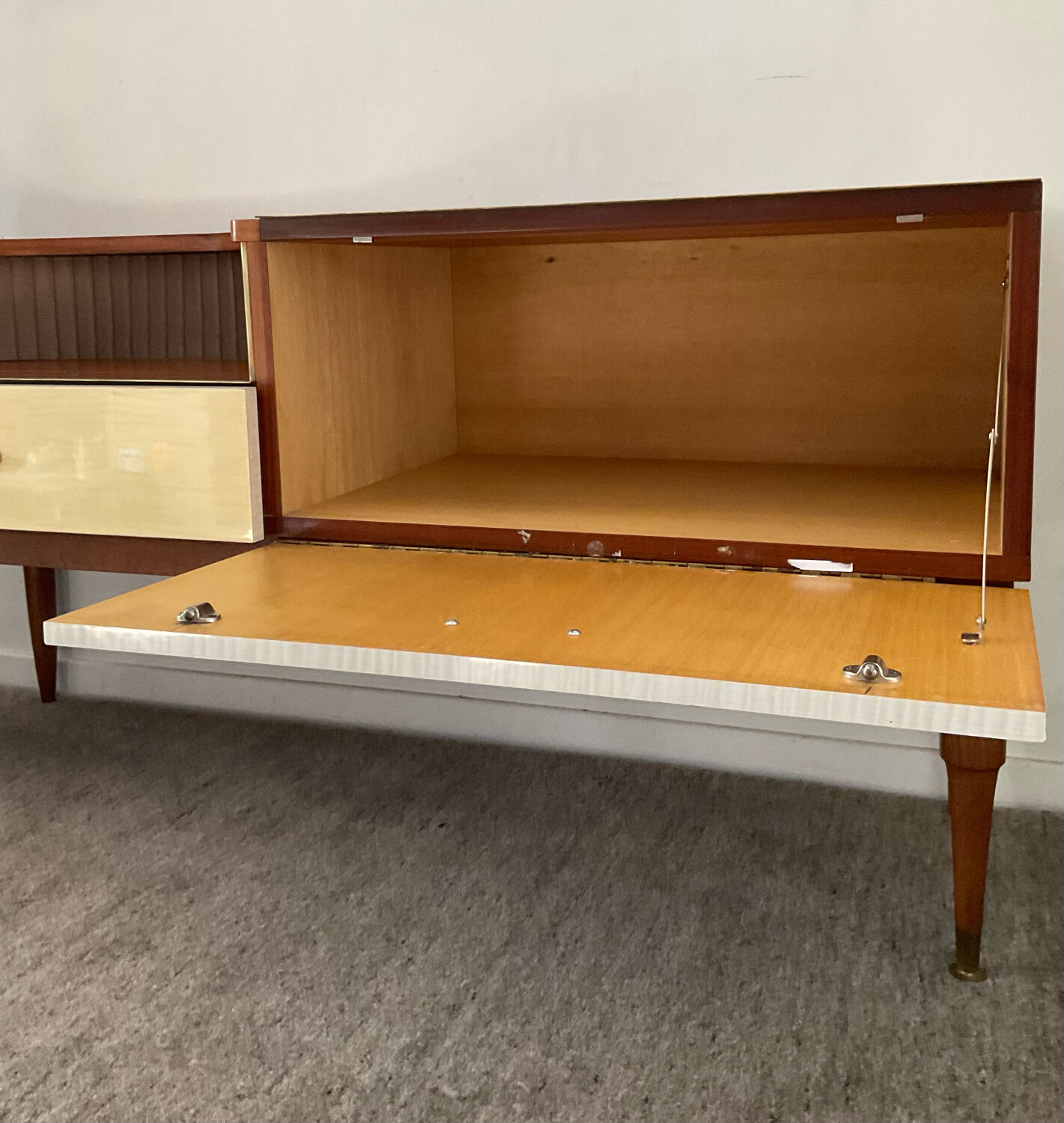 Enfilade vintage tv furniture from the 60s