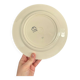 Set of 8 Badonviller France Earthenware Flat Plates, Boran Vintage Model