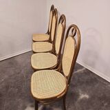 Chaises de salle à manger, bois courbé, M 17, dossier haut, 1 sur 4