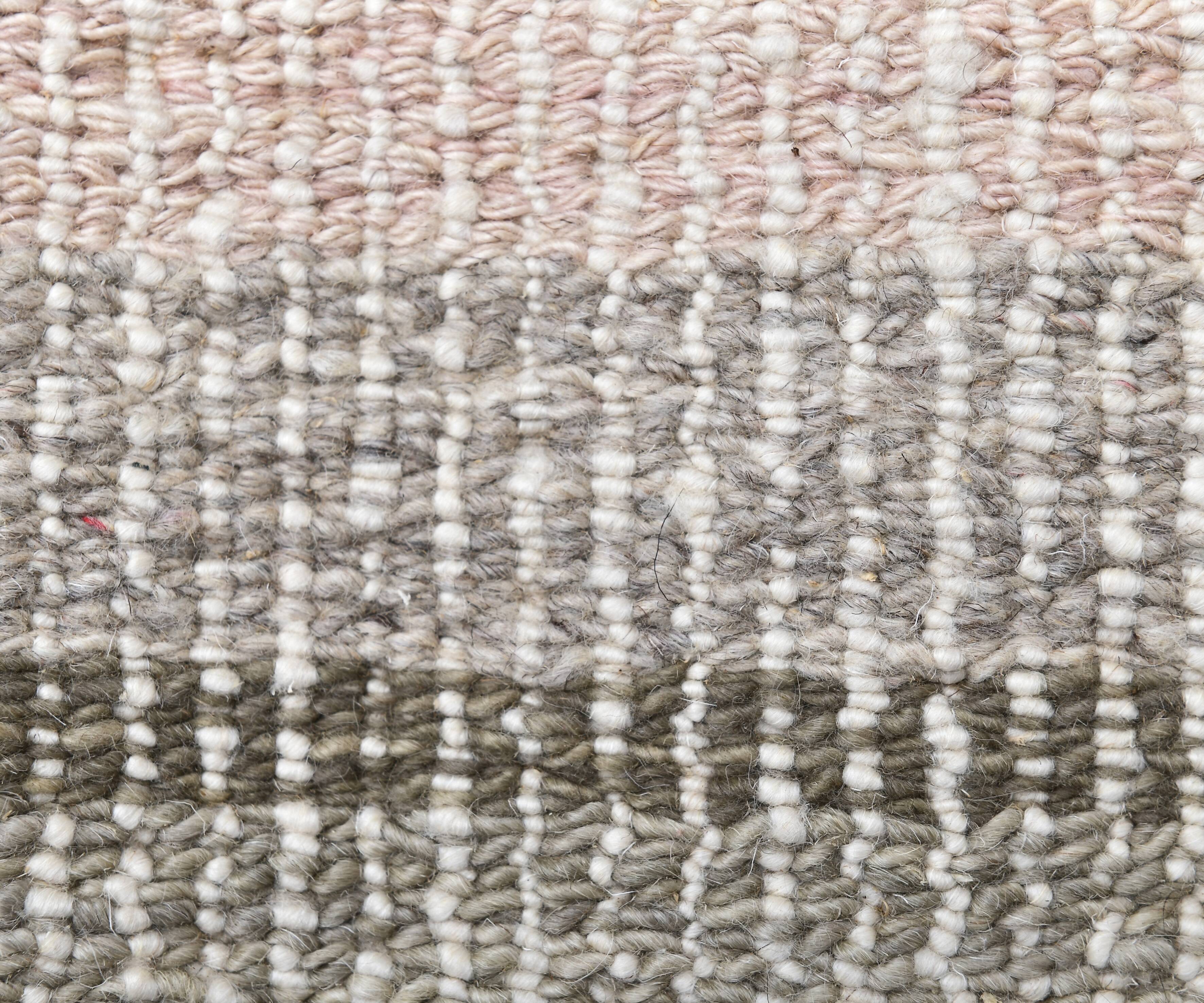 Pastel pink kilim rug, 325x217 cm wool kilim rug, large kilim carpet