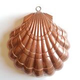Copper cake mold shell 32 x 31 cm