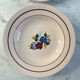 Set of 6 St Amand hand-painted deep plates 22.5cm