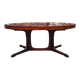 Large vintage Baumann table in rosewood with extensions, antique furniture.