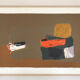 Original lithograph signed and framed by Henri MAUDUIT, 1917-2006.