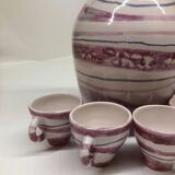 Vintage ceramic service by Piccolo Lampecco in Maredsous