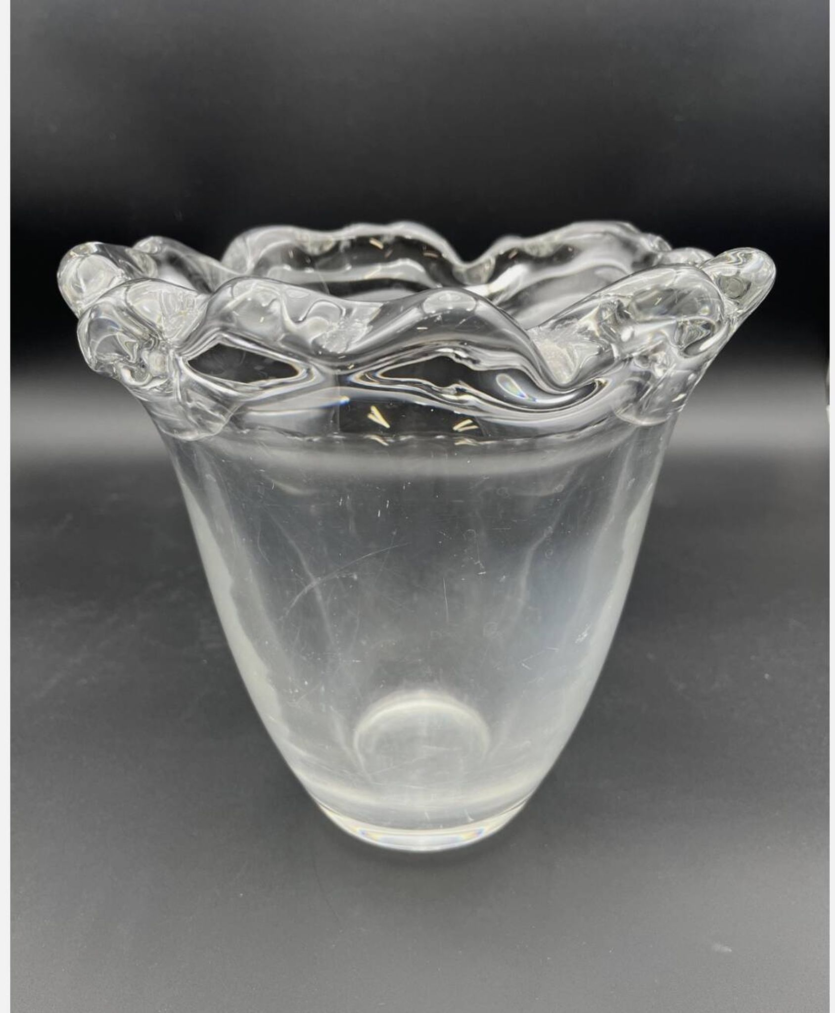 Large Daum crystal vase, France, 20th century - 656015