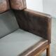JK 922 Wagon Leather Sofa by Jørgen Kastholm, Denmark, 1960s