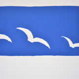 Lithographie oiseaux moderne de Georges Braque