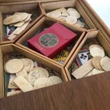 Game of yellow dwarf with its bone chips