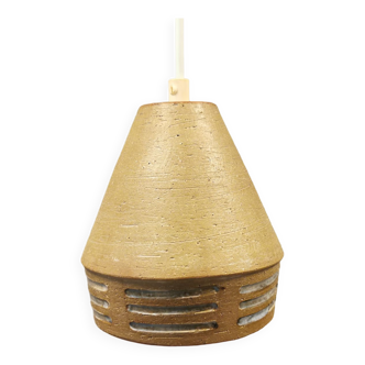 Small ceramic hanging lamp. Estimated Danish and from the 1970s.
