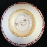 Bowl in faience k.g luneville