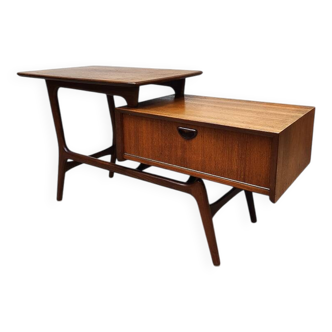 Table d'appoint vintage design hollandais Webe Louis van Teeffelen