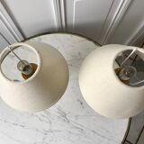 Pair of vintage murano glass lamp
