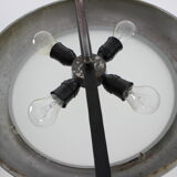 Functionalist chrome Pendant UFO by Josef Hurka for Napako, 1930s