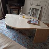 Table basse en marbre Roche Bobois 70's