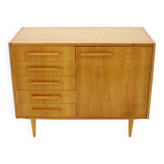 1960s Oak Cabinet, Czechoslovakia