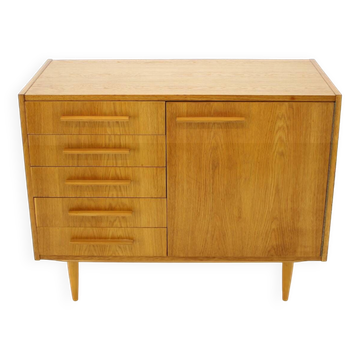 1960s Oak Cabinet, Czechoslovakia