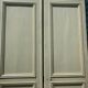 Double passage doors has four molded panels XX century