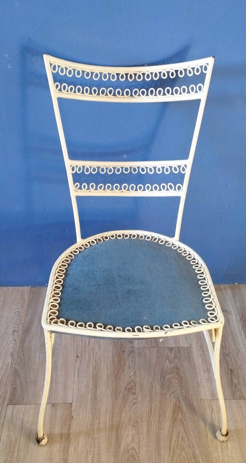 Wrought iron chair from the 50s/60s