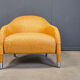 Antonio Citterio braided leather armchair, 1980s