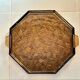 Smoked glass Art Deco tray