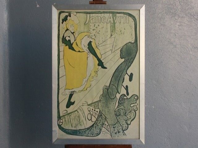 A reproduction of poster 1900 of Toulouse Lautrec poster