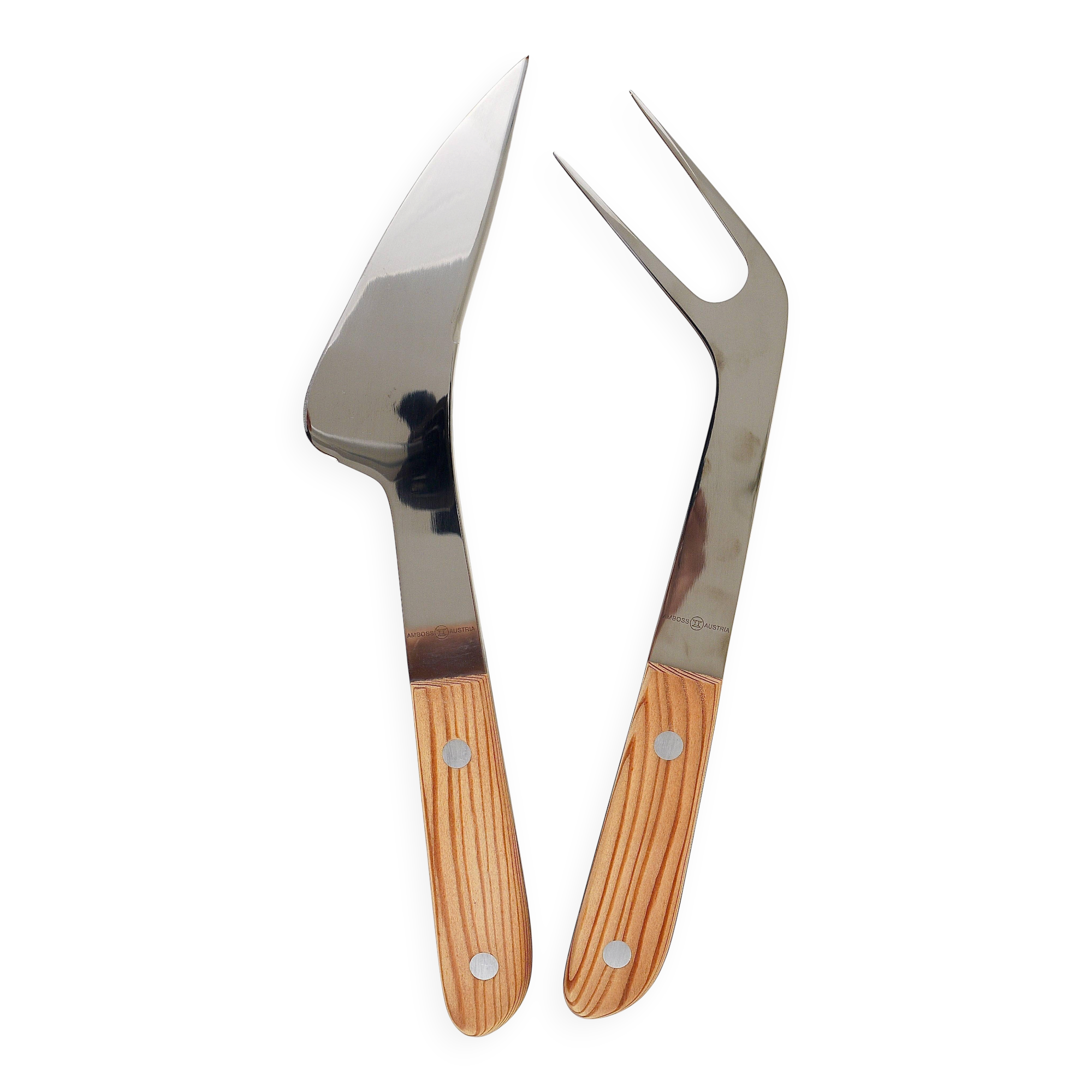 Mid-Century Sculpture Set 5009, Knife and Fork by Amboss Austria, 1960s
