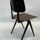Lot de 4 chaises d’école vintage Galvanitas S16 Pays-Bas