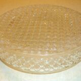 Globe for vintage diamond tip glass ceiling light