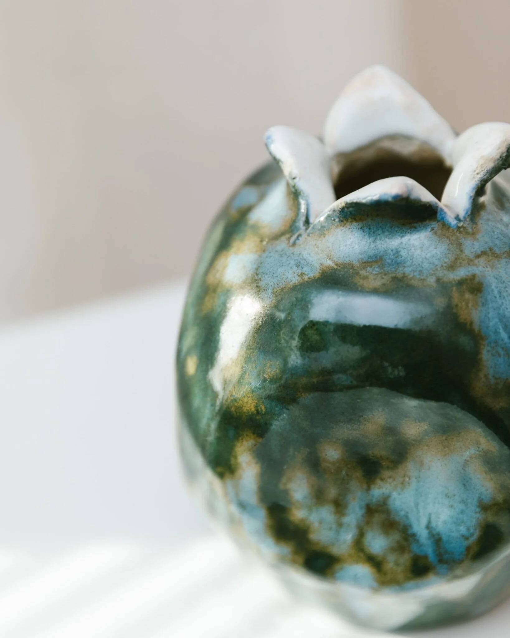 Ceramic vase - Handmade in Italy - Studio pottery - 1970s