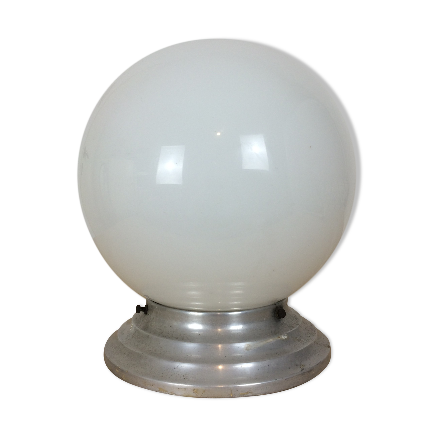 Opaline ball ceiling apply 24 cm