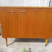 Old Furniture Machine To Sew SINGER Wood Feet Compas FRANCE Vintage