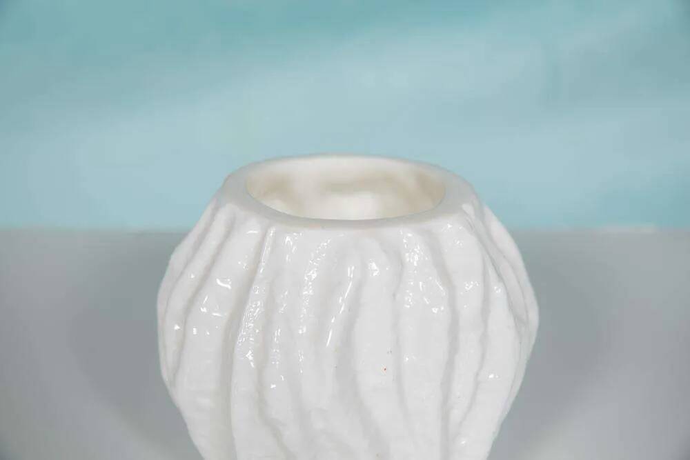 Ingrid glass vase 'Frosted Glass' Kurt Wokan West Germany