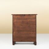 Armoire belge à une porte sculptée à la main du XVIe siècle en chêne massif