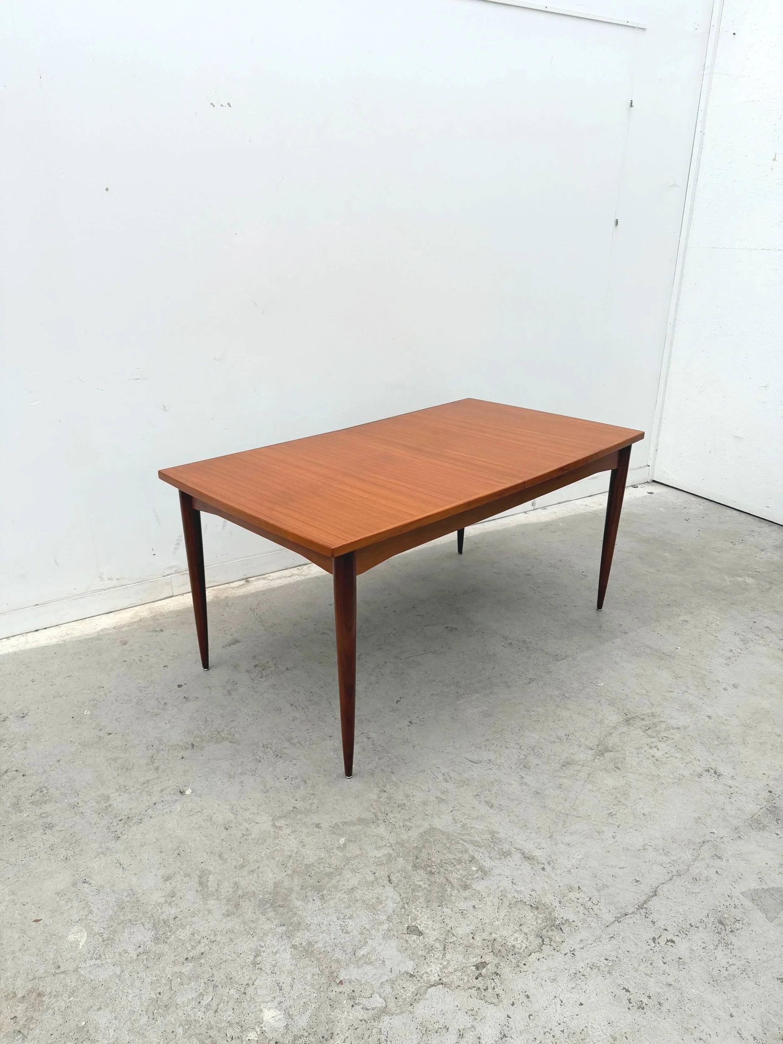 Scandinavian teak dining table, 1960