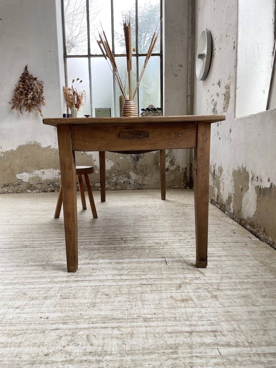 Oak farm table 2m