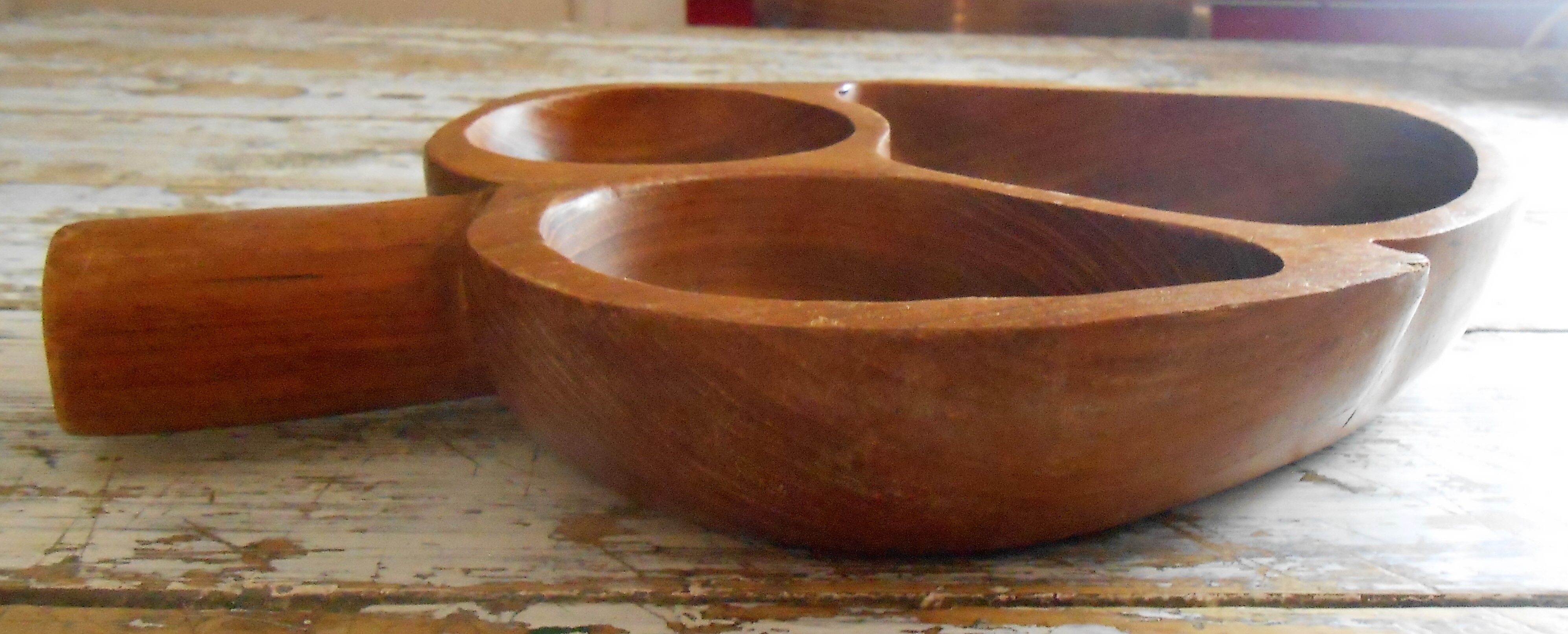 Aperitif in teak tray