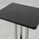 Art Deco pedestal table with black lacquered base, France 1920s