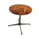 Vintage 70s pouf/stool with star base.