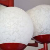 Ceiling chandelier Vintage design lamp from the 60s/70s space age