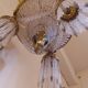 Lustre panier ancien en bronze