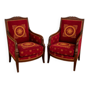 Paire de bergères époque