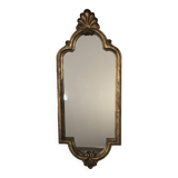 18th century style mirror in gilded wood