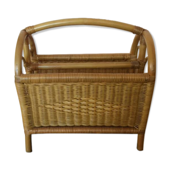 Rattan magazine door