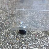 David Lange vintage plexiglass table