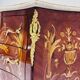 Marquetry chest of drawers with marble top in Louis XV style