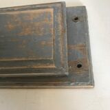 Patinated wooden coot rack