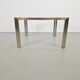Table basse Regency T28 en laiton et verre de Peter Ghyczy, années 1970